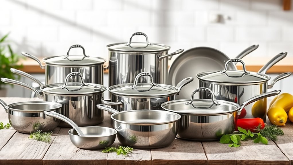 affordable stainless steel cookware
