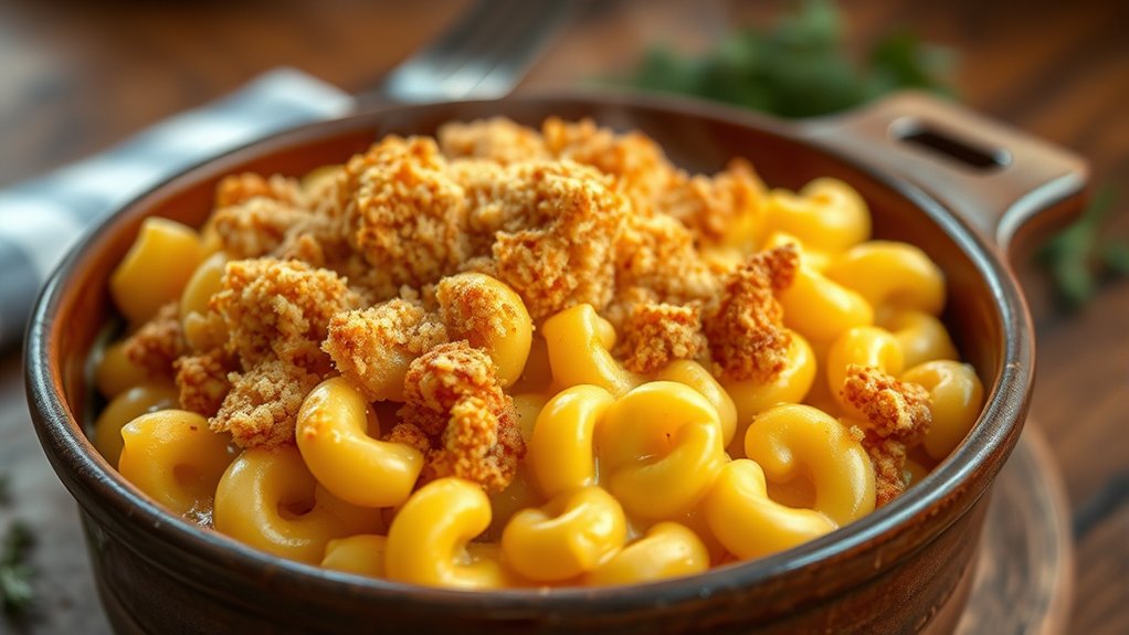 air fryer mac and cheese