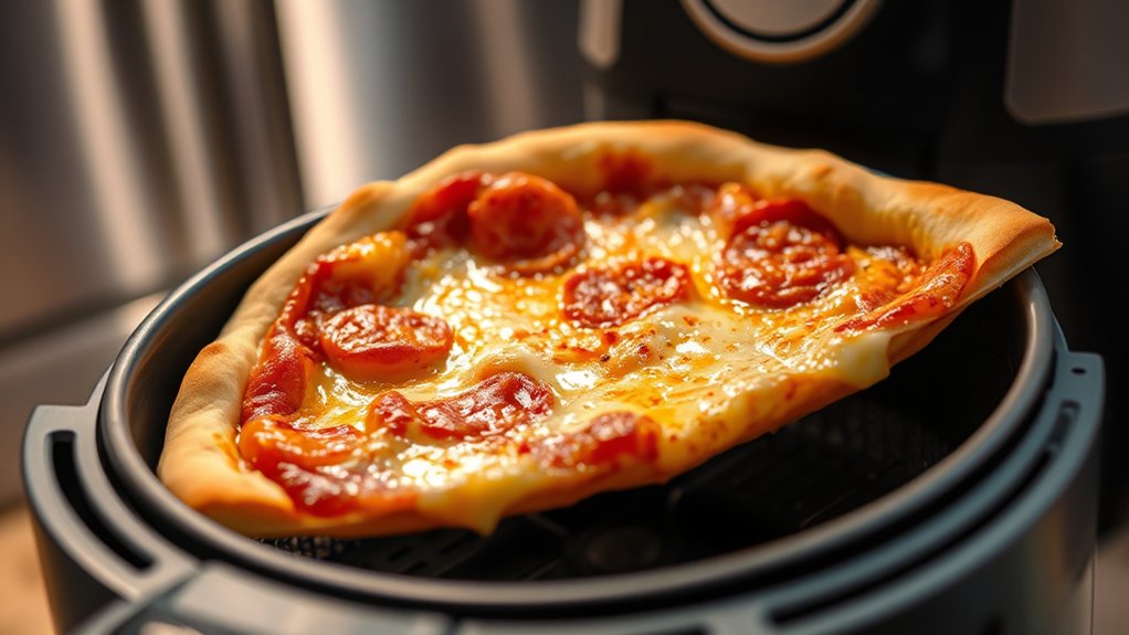 air fryer pizza reheating tips