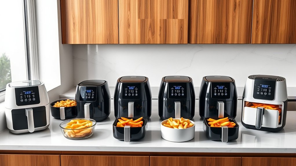 air fryer sizes for three