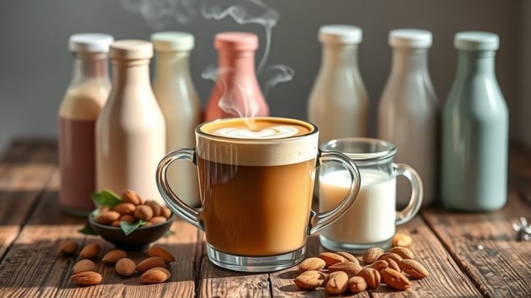 almond milk coffee creamers