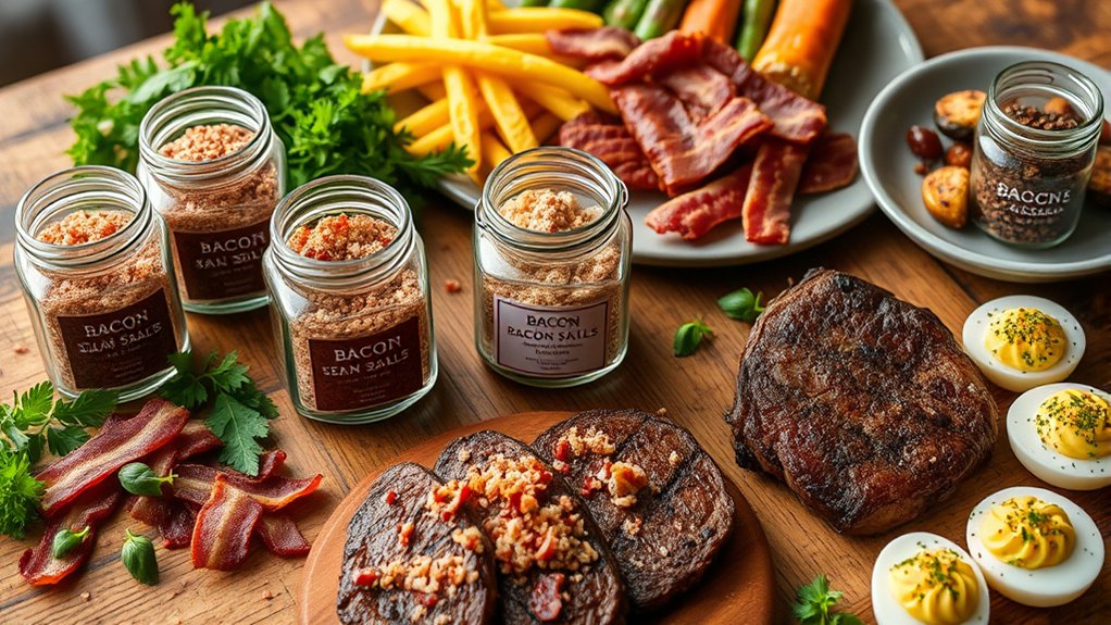 bacon flavor salts selection