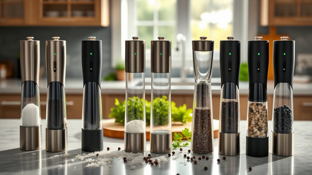 battery powered spice grinders