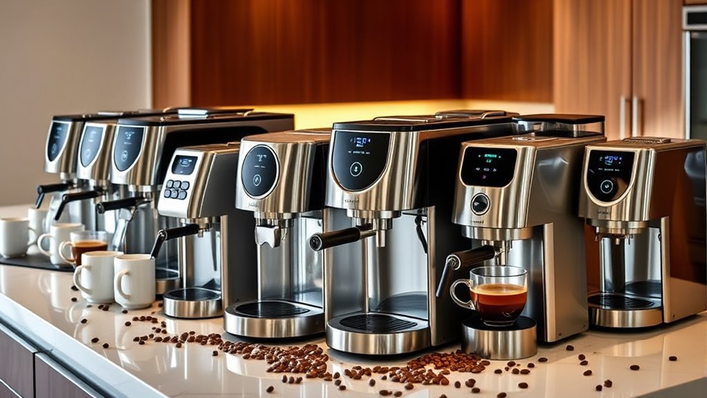 built in grinder coffee makers
