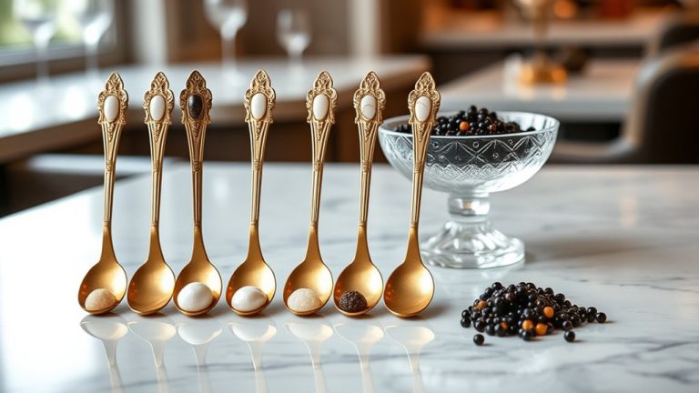caviar spoons for elegance