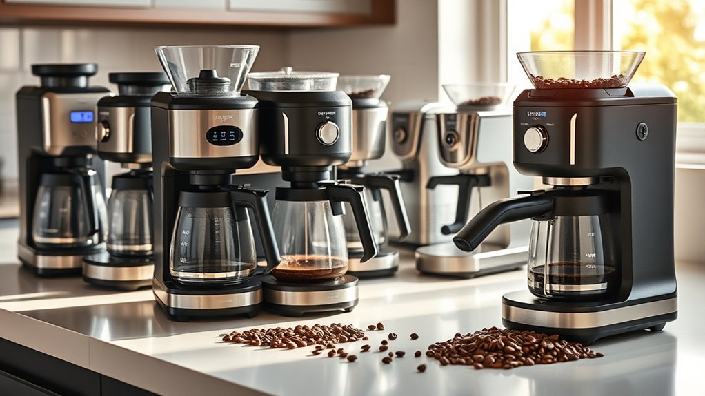 coffee makers with grinders