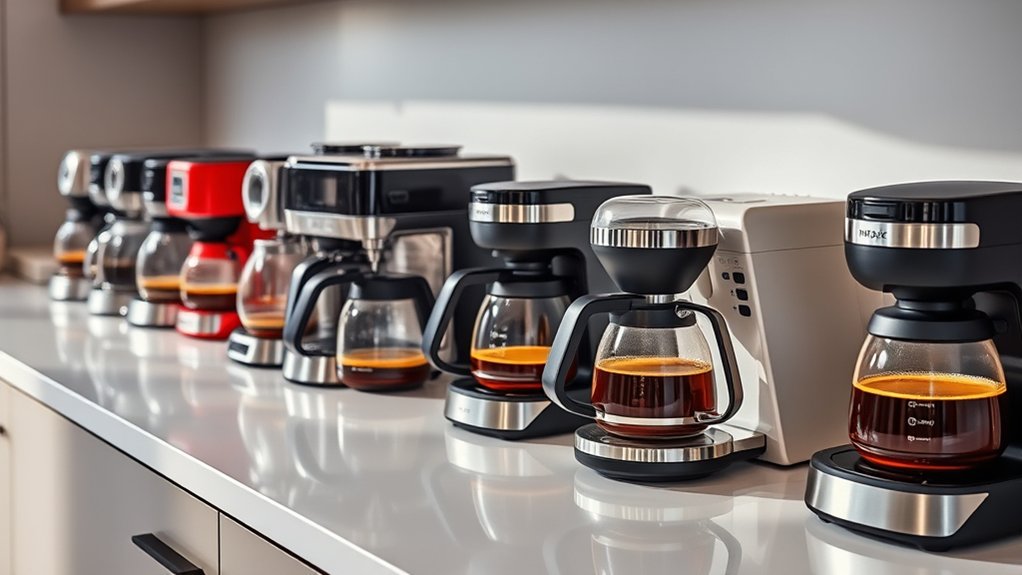 coffee makers with hot plates