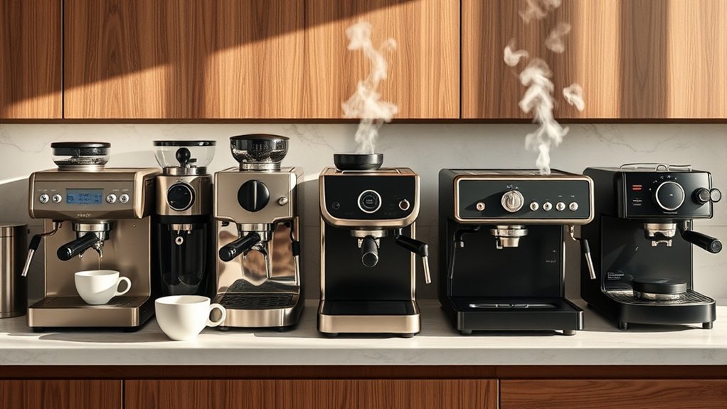 coffee makers with steam