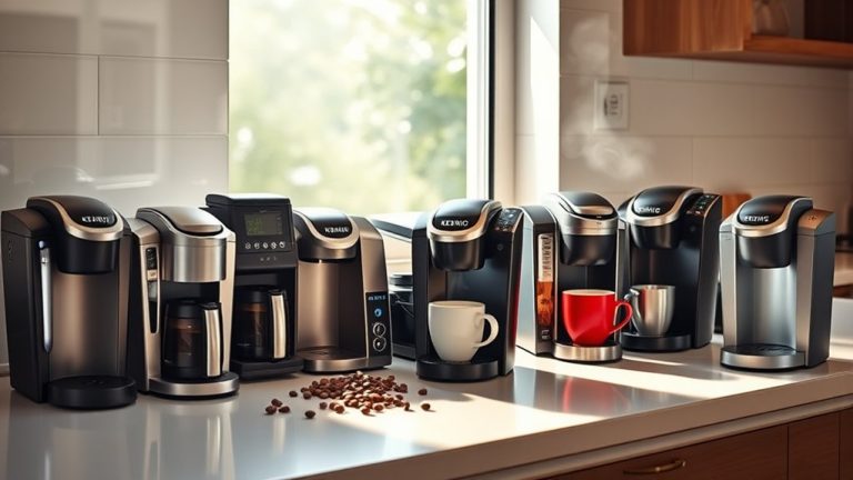 compact coffee makers selection