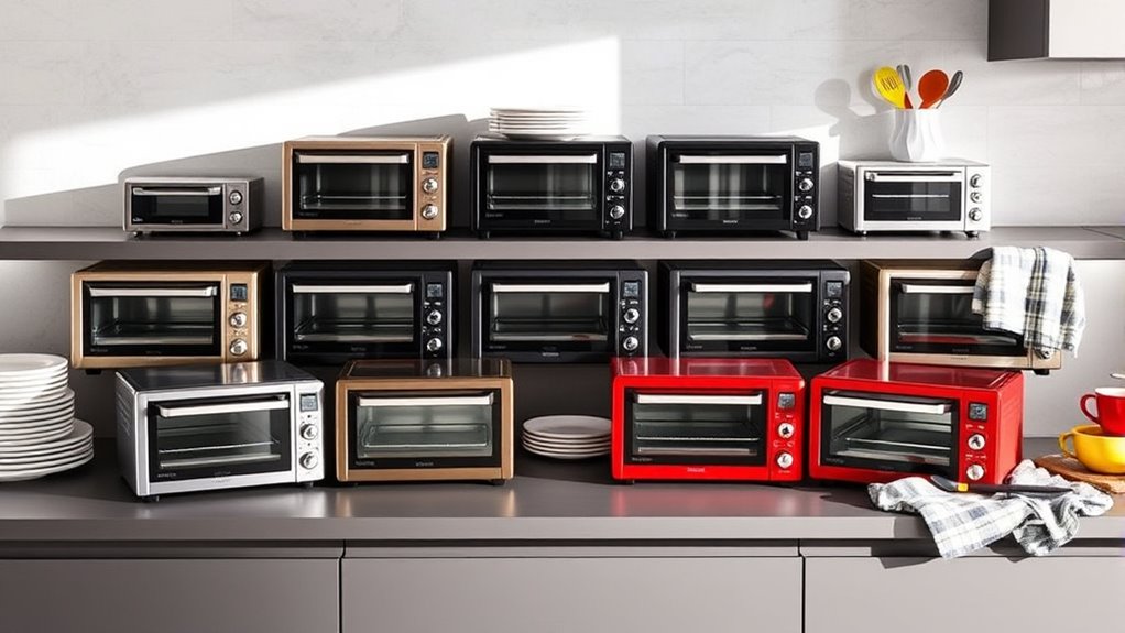 compact space saving toaster ovens