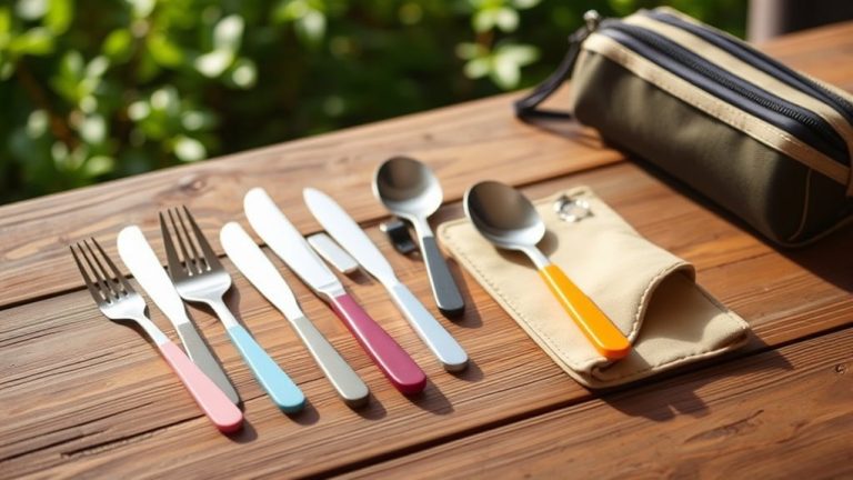 compact travel flatware options