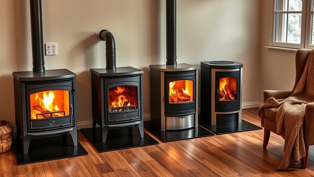 cozy big wood stoves