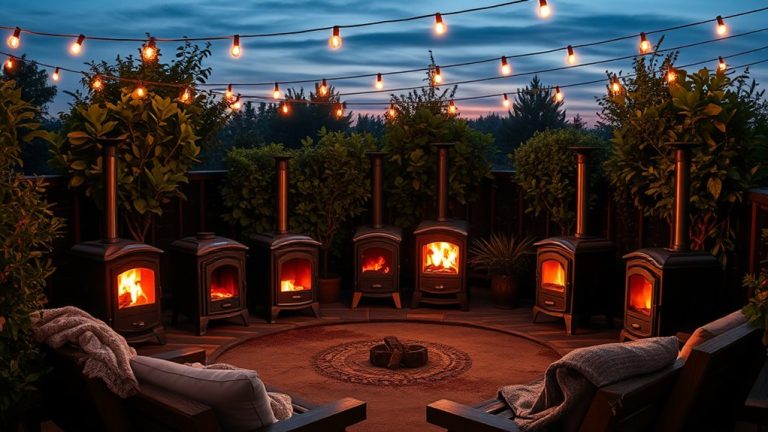 cozy outdoor wood stoves