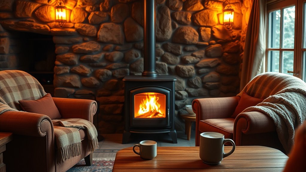 cozy radiant wood stoves
