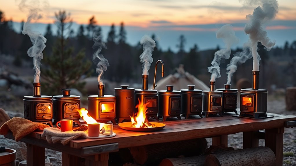 cozy wall tent stoves