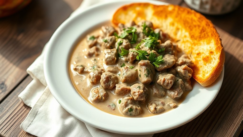 creamed chipped beef recipe