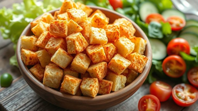 crispy air fryer croutons