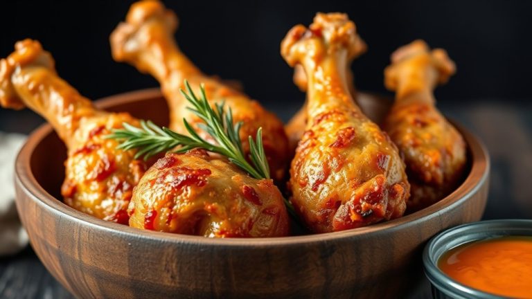 crispy air fryer drumsticks