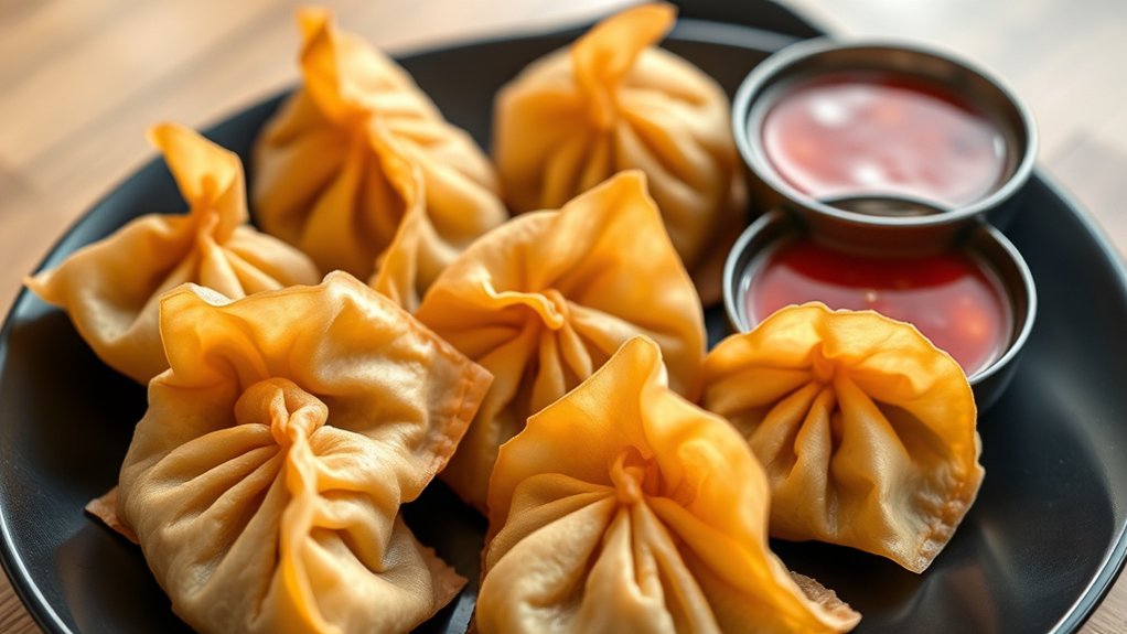 crispy air fryer dumplings