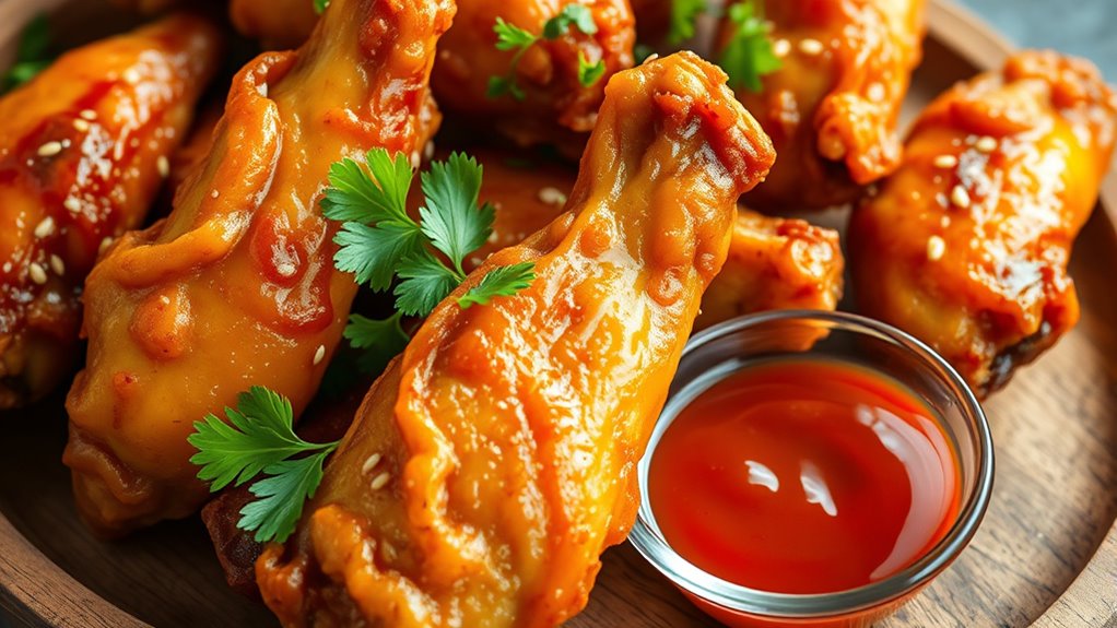 crispy air fryer wings