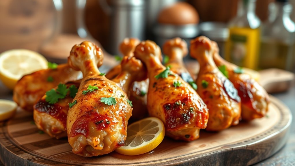 delicious air fryer drumsticks