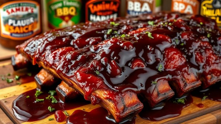 delicious bbq sauces selection