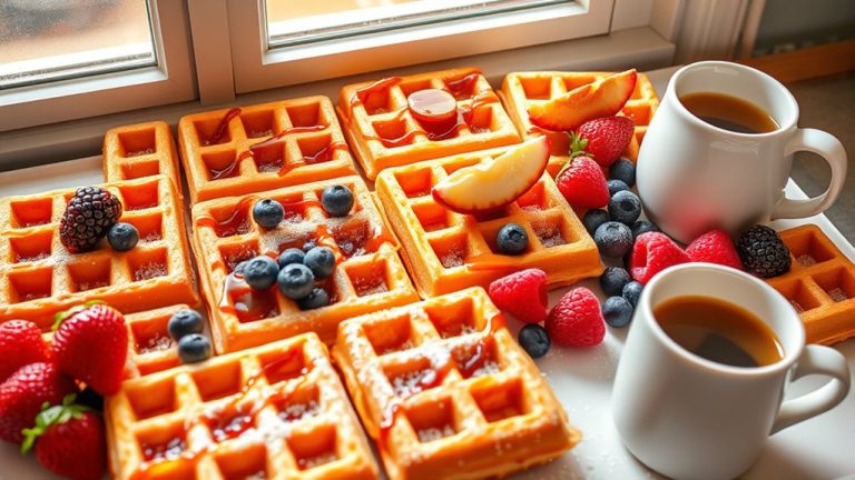 delicious toaster waffles selection