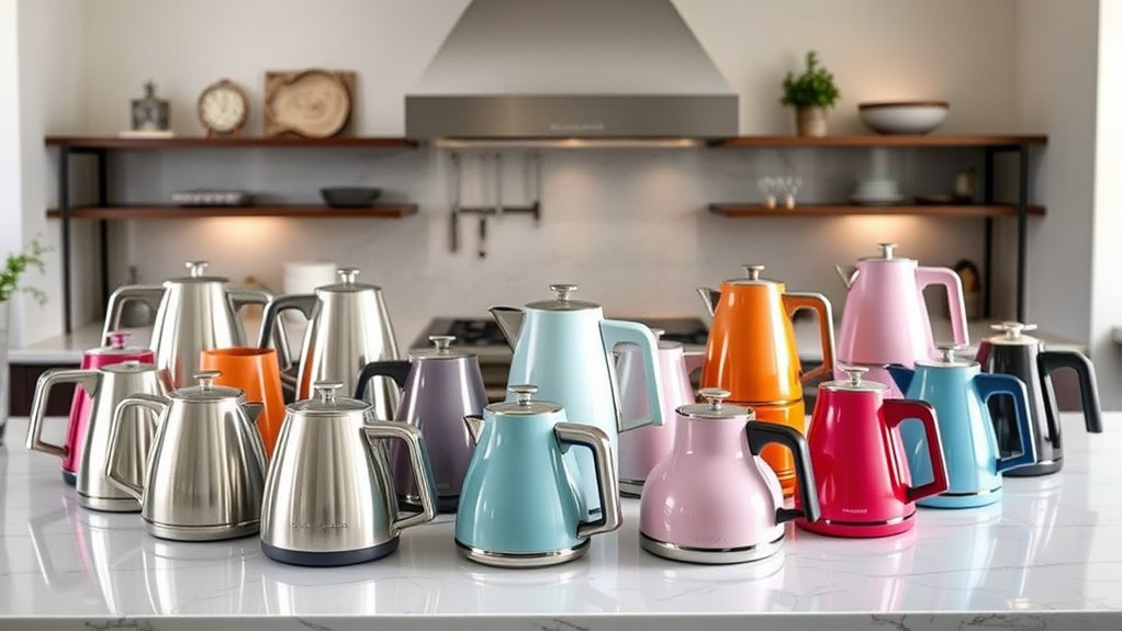 designer kettles for kitchens