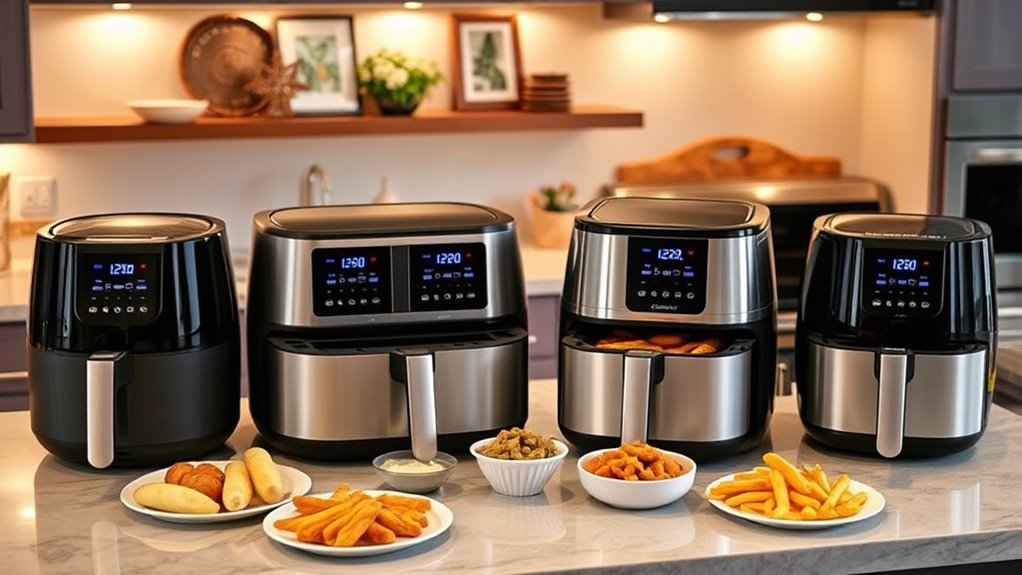 dual zone air fryers