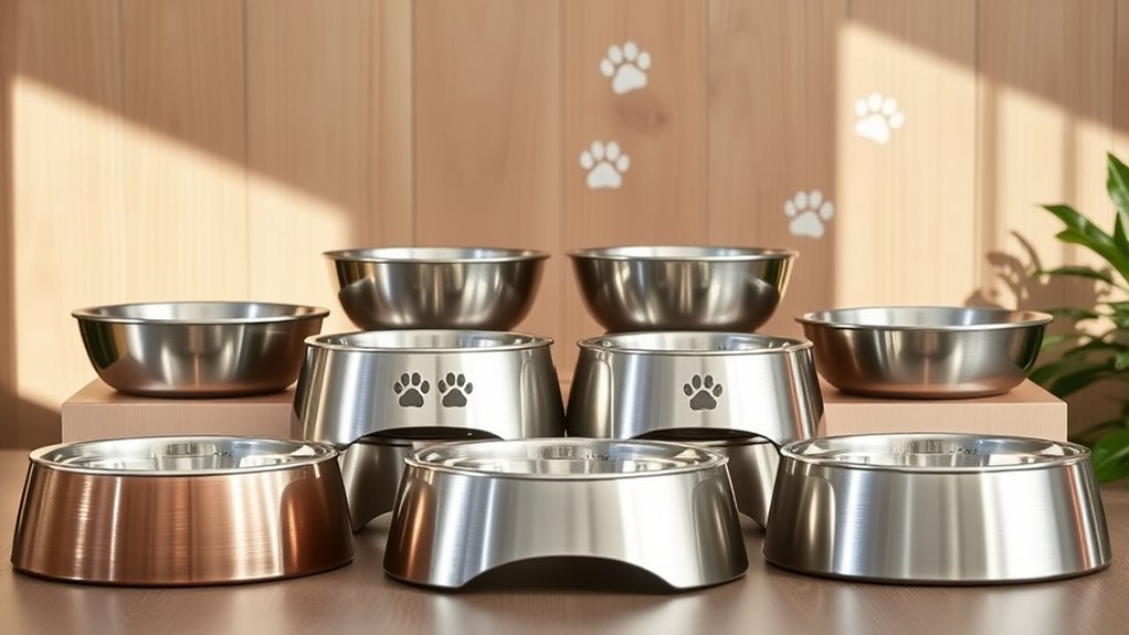 durable stylish dog bowls