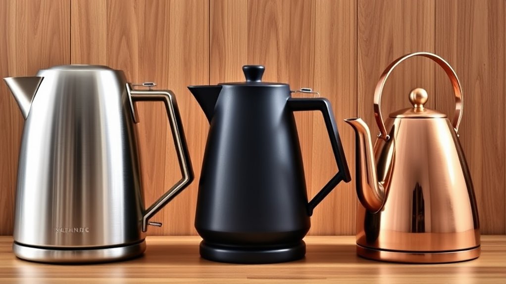 durable stylish kettle materials