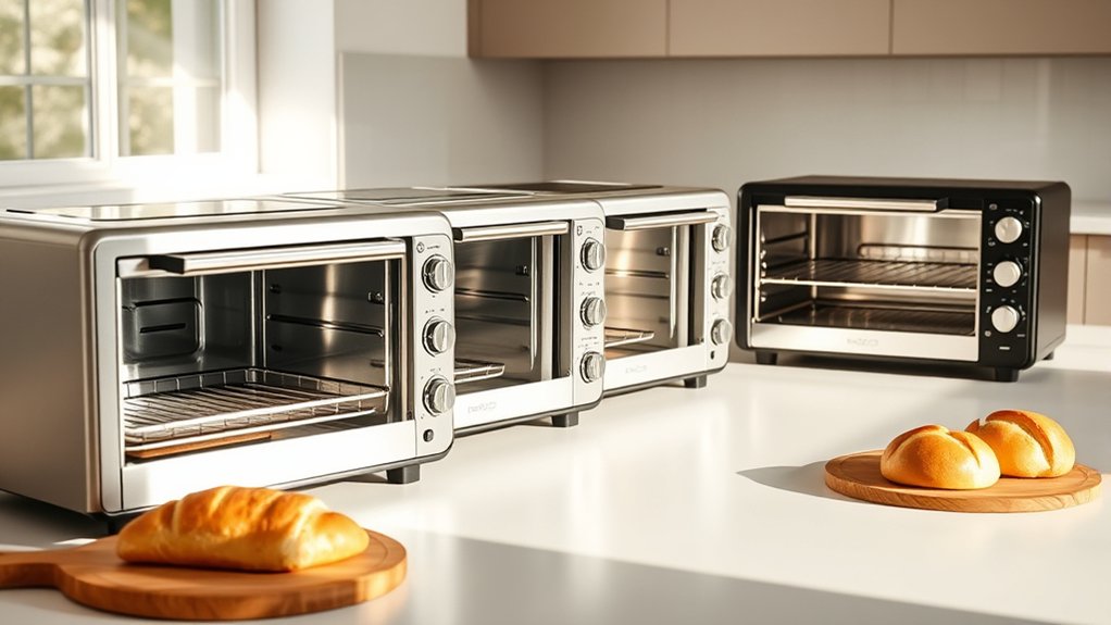 easy to clean toaster ovens