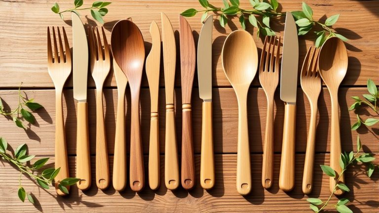 eco friendly bamboo flatware sets