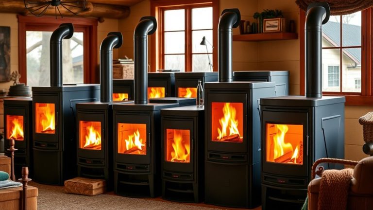 efficient heating pellet stoves