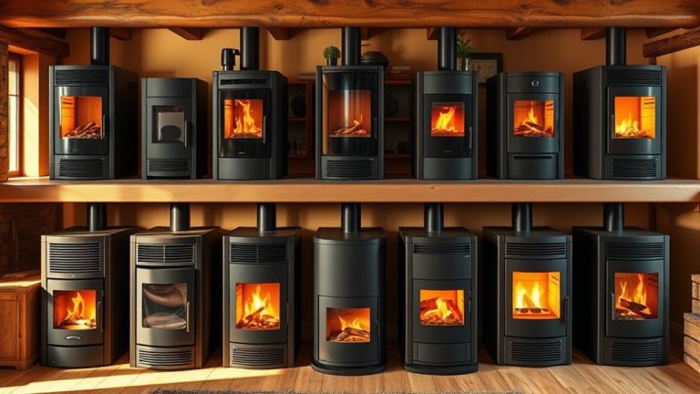 efficient heating pellet stoves