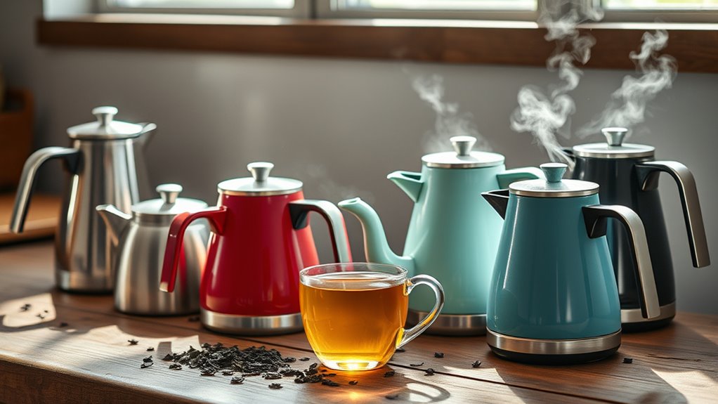 effortless brewing tea kettles