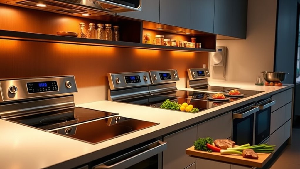 electric stoves with air fryer