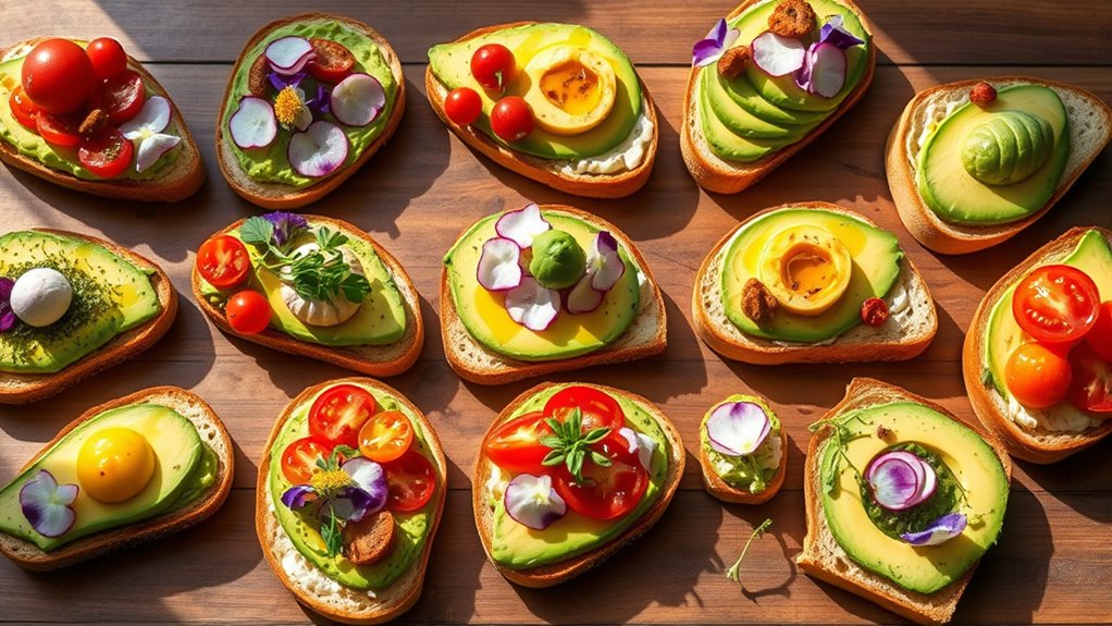 elevated avocado toast recipes