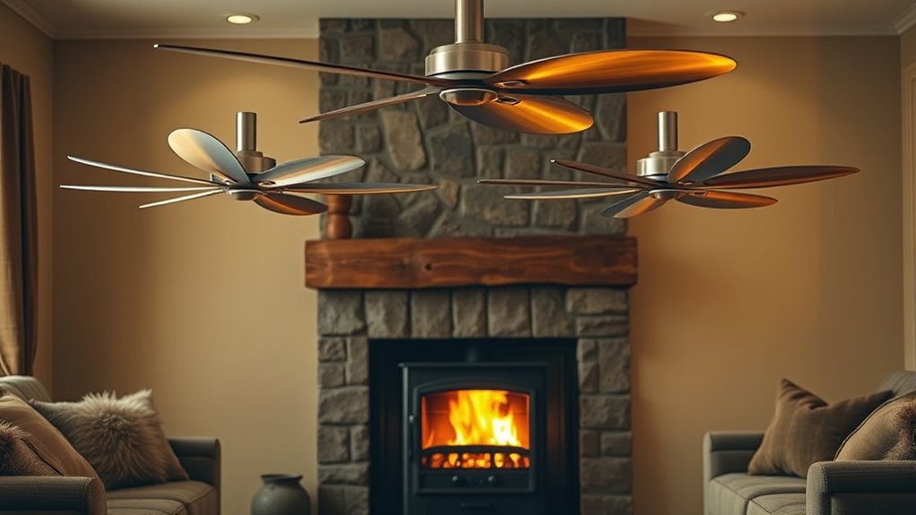 energy saving wood stove fans