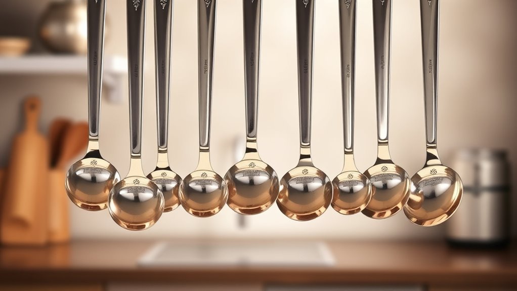 essential metal measuring spoons