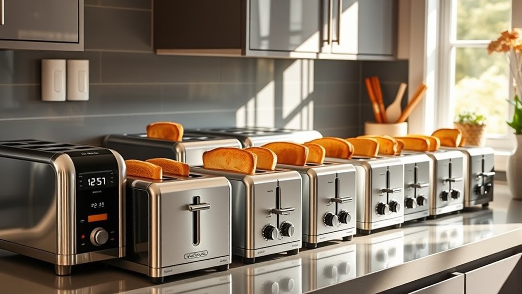 evenly toasting long toasters