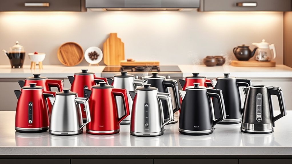 fast boiling electric kettles