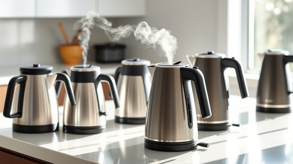 fast boiling electric kettles