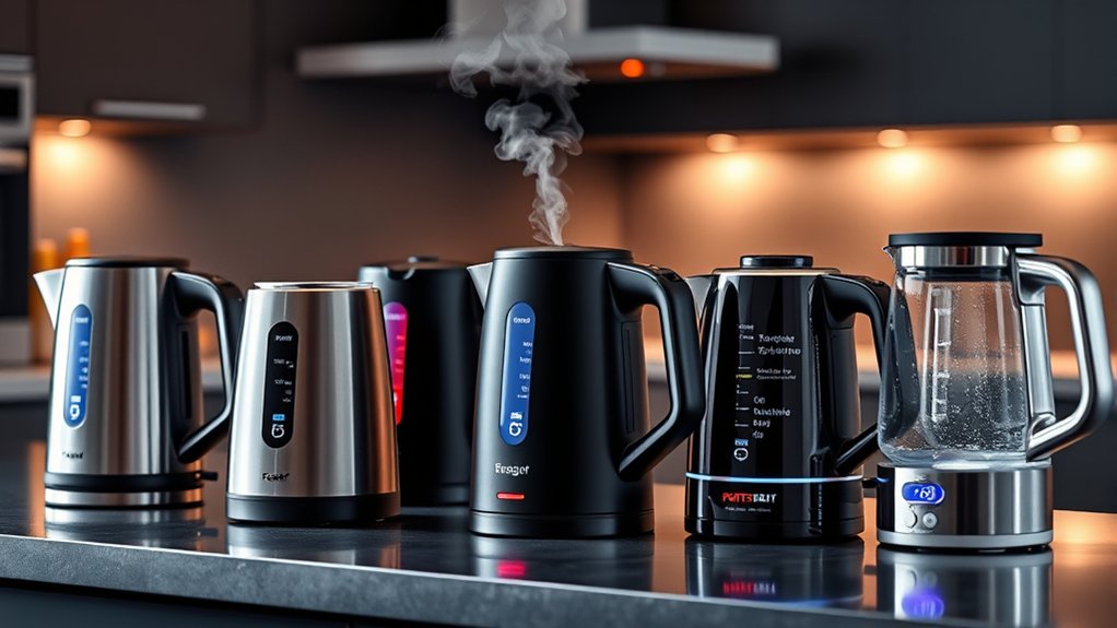 fast boiling smart kettles