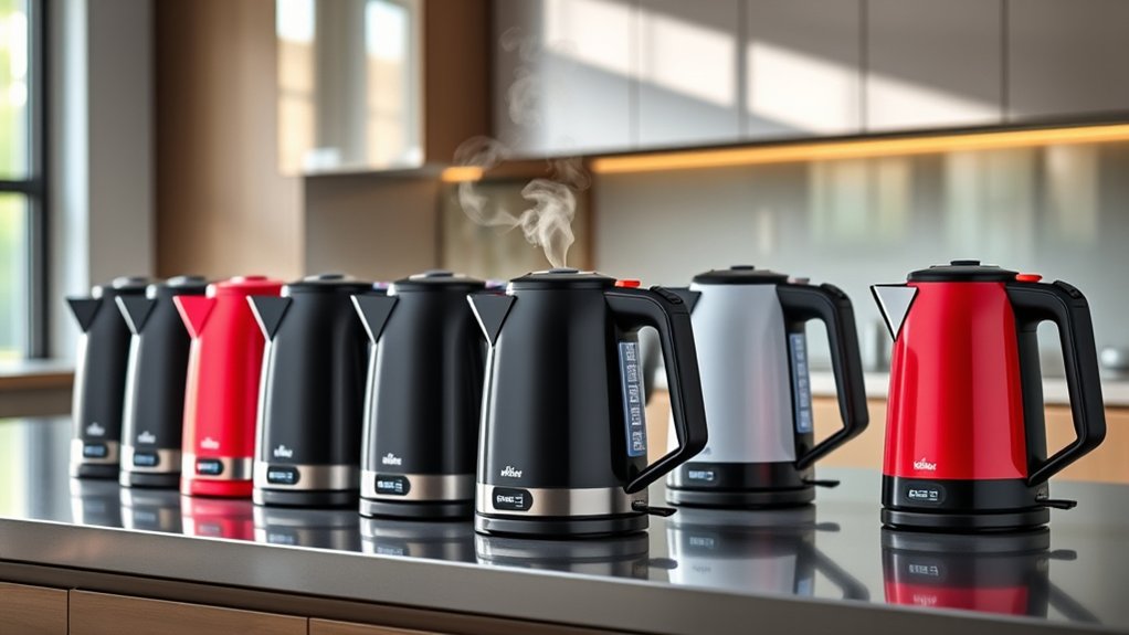 fast boiling stylish kettles