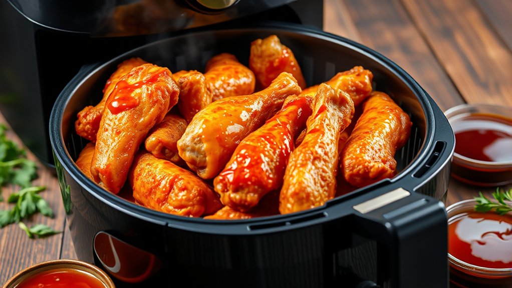 frozen air fryer wings