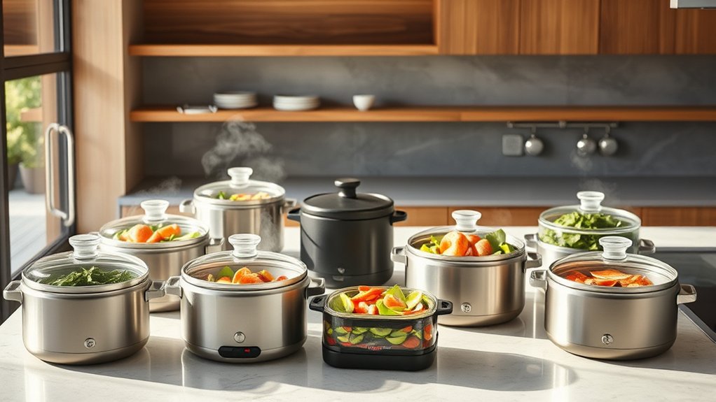 healthy meal steam cookers