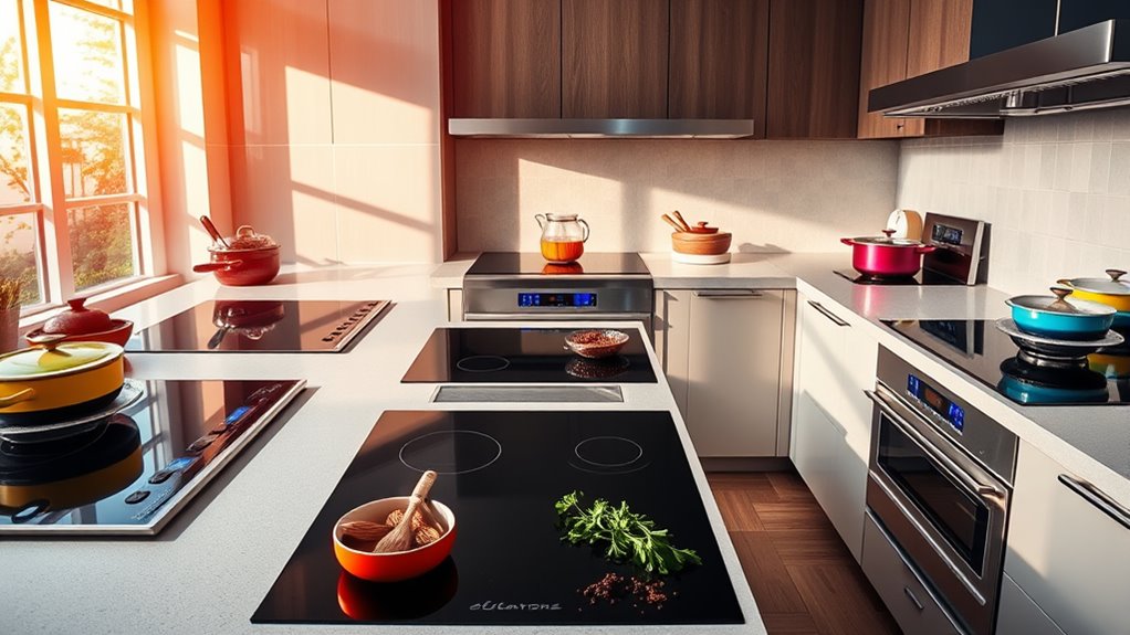 induction stoves with convection