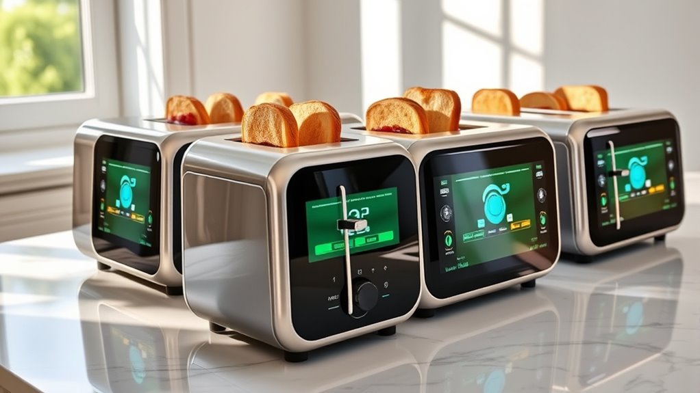innovative breakfast touchscreen toasters