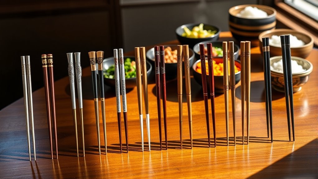 korean chopsticks for dining